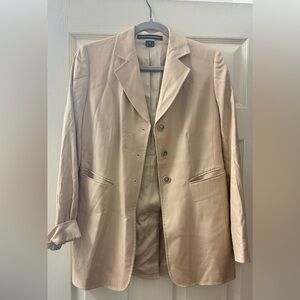 Women's Linda Allard Ellen Tracy Beige Blazer